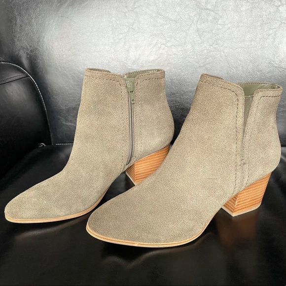 Aldo Shoes - Aldo Suede Green Ankle Booties